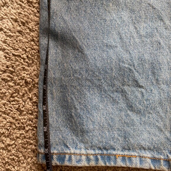 Frank And Oak Light Wash Jeans - Courtney Style Ample/Loose - Picture 7 of 7